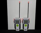 004-0815 Nerf Set Of Modulus Walkie Talkies Radios Range Belt Clip