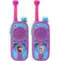Fr-210 092298917467 Disney Girls 2 Way Walkie Talkie Radios Rf Elsa And Anna Cartoon Character Brand New