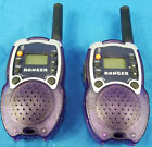 1008pr Ranger Model Personal Radio Walkie Talkie Purple Set Working Used