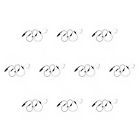 10ps-bct12-y6 Bommeow Site Clear Eartube Two Way Radio Headphone 729798815596