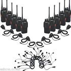 10xspeaker 10x Bf-888s Uhf 5w 16ch Radio +10xspeaker Mic+10xcovert Air Acoustic Earpiece Co
