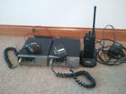 2 Midland Vhf Mobile Radios And 1 Vertex Walkie Talkie
