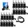 20xretevis Retevis Rt7 Walkie-talkie Uhf 16ch Ctcss Dcs Fm 5w Two-way Radio Usb Cable Us