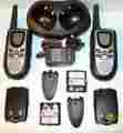 21-101 Radio Shack Radioshack 2 Walkie Talkies Charging Base Batteries 10 Mile Range Epc