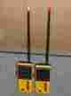 3-5942c Ranger General Electric Yellow Toy Walkie Talkie Radios Model 1980s Vg