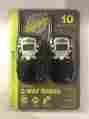 303-6534 Guidesman 2 Way Radio Set Handheld 10 Mile Range 22 Channel 095014027129