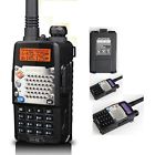 3xcamouflage Dual Band Uhf/vhf Radio Rf 5w Output Free Earpiece  Baofeng Uv-5s Z