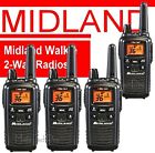 4 Midland 30 Mile 2 Power Chargers Headsets Walkie Talkie Way Radio 2,662 Ch