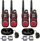 4 Pak Uniden Long Range Walkie Talkie Two 2 Way Radio Noaa Weather 2,662 Chann