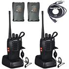 4322042111 Twoway Radios Uhf Walkie Talkies With Earpiece And 713923480858