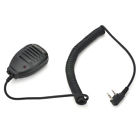 4894425504092 Unbranded Black Mini Speaker Mic Headset Walkie Talkie