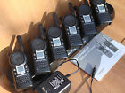 1410 6 Cls 2 Way Radios Uhf With Gang Charger + Headsets  ( Warranty )