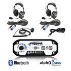 696-2p-h28 Rugged Radios Place Intercom Kit Alphabass Headsets Ptts Cables