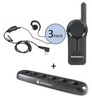 Dlr1020 748091000492 Motorola Two Way Radio Walkie Talkies With Earpieces