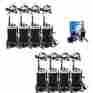 8xretevis 8xearpieces Retevis Rt7 Walkie-talkie Uhf 400-470mhz 16ch 5w Fm 2-way Radio Us