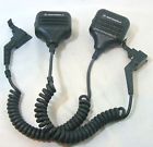 Nmn6153 A Pair Of Motorola Walkie Talkie Radio Microphones