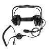 Ahdh0032-bk-k2 Maxtop Heavy Duty Noise Isolating Radio Headset Scanner For Kenwood