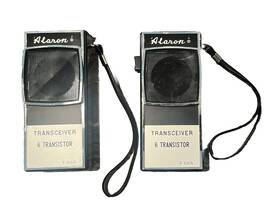 B-616r Alaron Vtg 1966 Transceiver Walkie-talkie 6 Transistor-work Radio Talk