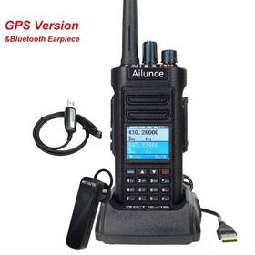Ip67 Aliunce 631976660716 Ailunce Hd2 Bluetooth Gps Dual Band Dmr Ham Radio Walkie Talkies With Usb
