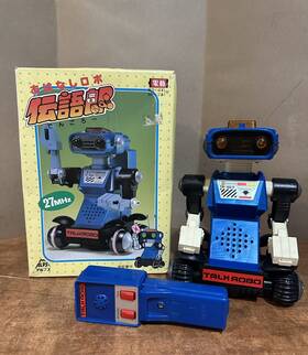 Tr-192b Alps Talk Robo Radio Control Robot Made In Japan - Rare Vtg Working