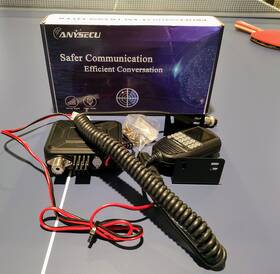Wp-9900 Anysecu Mini Mobile Radio 25w 200 Channels Uhf Vhf Dual Band