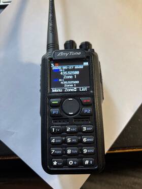 At-d878uvplus Anytone Dual Band Dmr/fm Handheld Radio