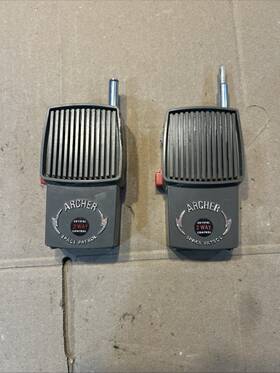 80-3020 Archer Vintage Space Patrol Walkie Talkie 2-way Transceiver