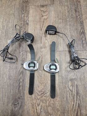 Audiovox 044476016899 Gmrs200w 2-way Radio Watches Lot Of 2 Pair Set
