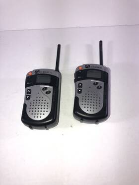 Fr230-t Audiovox Lot 2x Pair Of Fr240t Walkie Talkie 2 Way Radios Silver/black Read