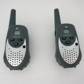 Gmrs120 Audiovox Gmrs 120/120-2 Two Way Radio Set Of Walkie Talkies With Belt Clips