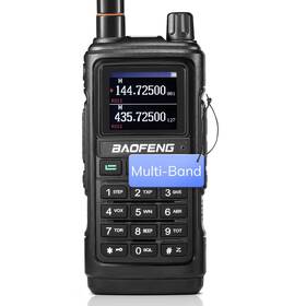 Uv-17r Baofeng 816617022638 Plus Ham Radio Multi-band Two Way 7w Long Range 2500mah Battery