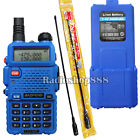Na771sfantenna Baofeng Bue Dual Feq Uv-5r Radio Extra Blue 3600mah Battery +na771sfantenna
