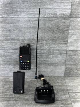 Baofeng Gm-5rh Gmrs Handheld Long Range Two Way Radio Gm5rh Am/fm Vhf Uhf Noaa Sos