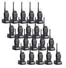 Baofeng Walkie Talkie Radio 20 Pack Two Way Headset Long Distance Security Ear Patrols 793727347786