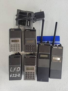 Eph5142m Bendixking Eph5100m Lot Of 6 Bendix King Vhf Radios 148-174 Mhz Parts Units