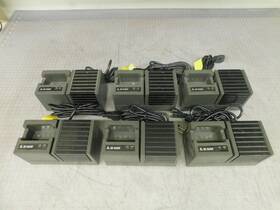 Laa0325 Bk Radio Lot Of 6 Rapid Charger M6581