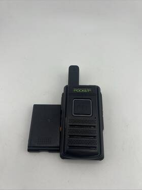 U7gpktplus Black Box 608011323394 Blackbox Pocket 16 Channel Uhf Two Way Portable Radio No Charger