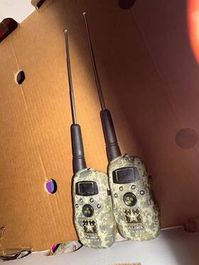 Usa20022 Brooklyn Lollipop U.s. Army Camo Walkie Talkies Toy Set Of 2 Size 6 Inch L X 2.75 W Read