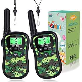 Camkiy 610521276145 Walkie Talkies For Kids Toys 3-10 Year Old Boys Girls Flashlight Long Range
