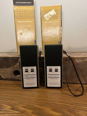 6411 Channel Master Pair Of Solid State Superheterodyne Transceiver Un-tested