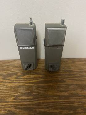 15-020 Claricon 15-120 Vintage Walkie Talkies