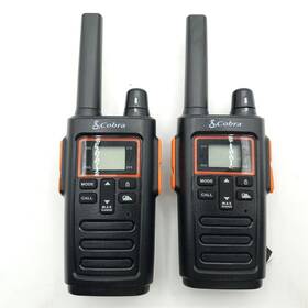 Rx380 Cobra 028377202940 Walkie Talkies For Adults - Rechargeable 2-pack Black