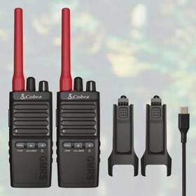 Ip54 Cobra 028377203305 Trailblazer 500 Gmrs Radio 2 Pk Rugged No-display 2.5w Long Range