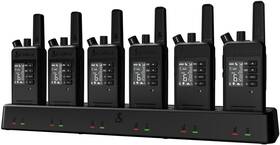 Cobra 028377203572 Performa 450 Business Radios 6-pack With Dock 6-channel Uhf/lmr Two Way
