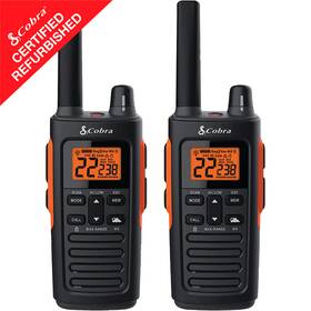 38-mile Cobra 028377605611 Rx680 Walkie Talkies 2 Way Radio 2-pack Certified Refurbished