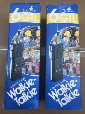 6gtl Cobra 2 Vintage Cib 6-channel 5-watt Walkie-talkie Cb Transceiver - Working