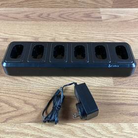 Cobra Ctwsp6dc01 Genuine Oem Px650 Tb 500 Px 6-way Charging Dock With Power Adapter