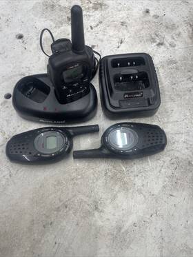 Cxt95 Cobra Ctx95 Micro Talk Wpair Of 2 Hand Held Radio And Midland Radio/bundle Parts