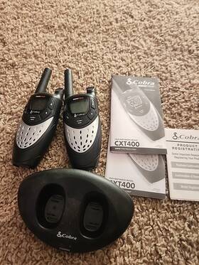 Cxt400 Cobra Micro-talk Two-way Radio Model Set Of Two