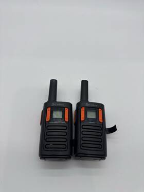 Cobra Electronics 028377202933 Rx180 Walkie Talkies 2-pack Two Way Radios 22 Channels Noaa Orange Black